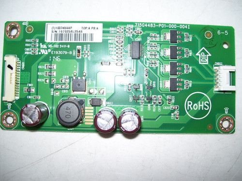 Vizio E261VA PC Board 715G4483-P01-000-004I / CBPF1G374XAAP