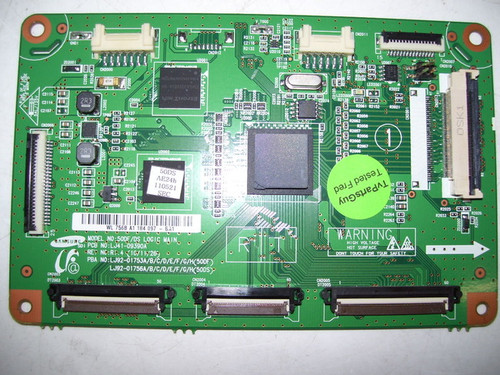 Samsung PN51D7000FFXZA Main LOGIC CTRL Board LJ41-09390A / LJ92-01756B