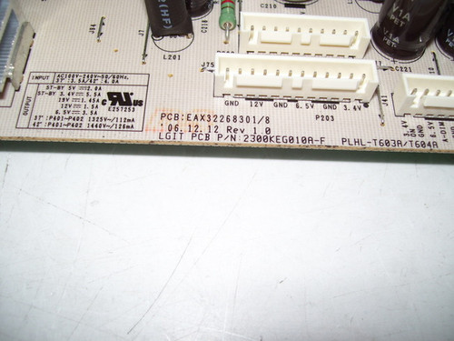 LG Power Supply Board EAX32268301/8 / 2300KEG010A-F / EAY34796801