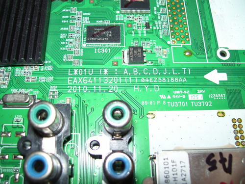 LG 42LK520-UA.AUSYLUR Main Board EAX64113201(1) / EBR73309309 / EBT61525911