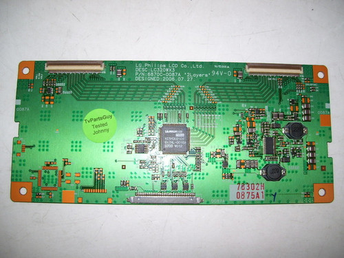 Vizio VW32LHDTV10A T-Con Board 6870C-0087A / 6871L-0875A