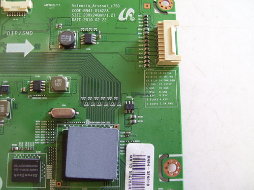 Samsung LN55C750R2FXZA Main & T-Con Board Set BN41-01422A & 2010_R240S_MB4_0.5 / BN94-02631B & LJ94-03359N