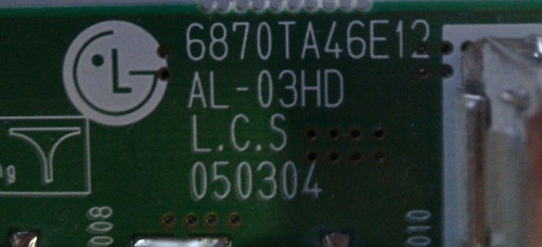 LG 42LP1D TUNER Board 6870TA46E13 / 3911TE0024A