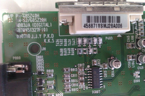 LG 52SX4D-UB Digital Board 6870VS1327F(0) / 6871VSMJ28A