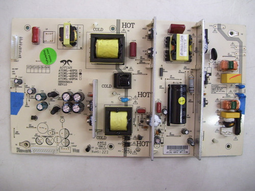 Coby TFTV3925 Power Supply Board AY136L-4HF02 / 3BS0032114