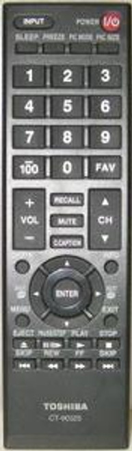 Toshiba 22AV600U REMOTE ConTROL PART# CT-90325