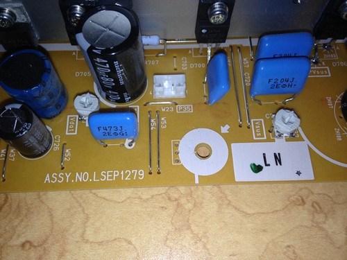 This Panasonic LSEP1279LN PSU is used in TC-P50X5. Part Number: LSEP1279LN. Type: Plasma, Power Supply, 42"-50"