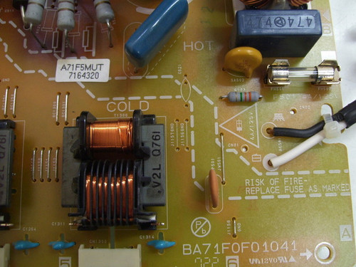 Emerson LC320EM8A Power Supply Board BA71F0F1041 / A71F5MUT