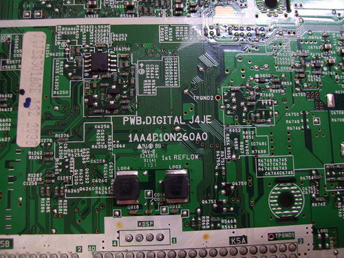 Sanyo DP50741 Digital Board 1AA4B10N260A0 / J4JEE
