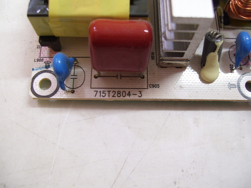 Vizio VA320E Power Supply Board 715T2804-3 / ADTV92418SA1