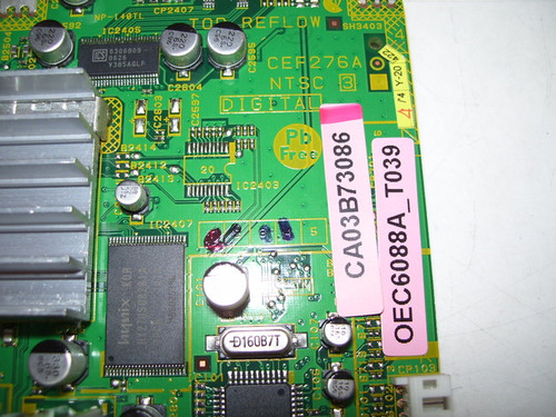 Sharp LC-26SH12U Main Board CEF276A / CA03B73086