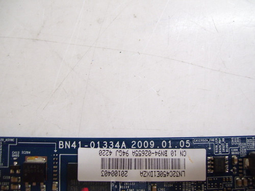 Samsung UN32EH4003FXZA Main Board BN41-01334A / BN94-02655A