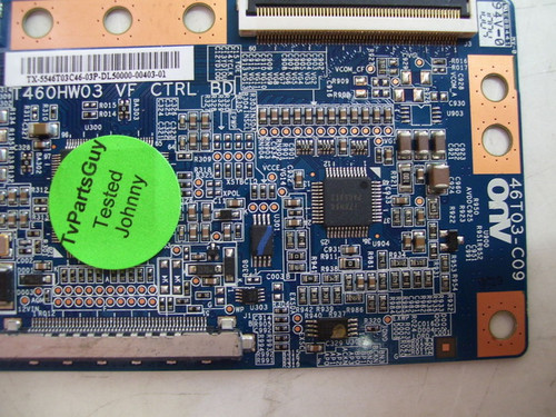 Samsung LN46C550J1F Main & T-Con Board Set BN41-01334B & T460HW03 VF / BN96-14944A & 5546T03C46