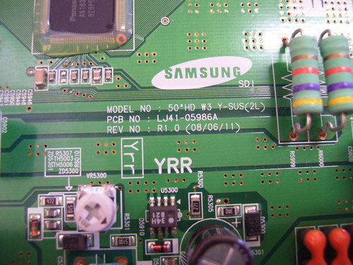 Samsung PN50A400C2DXZA Y-Sustain Board LJ41-05986A / LJ92-01516F (REV: FA1)
