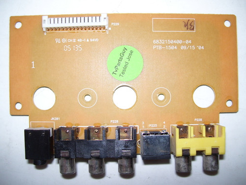 Dell W2600 SIDE AV INPUT PTB-1504 / 6832150400-04