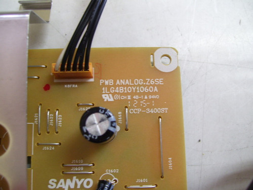 Sanyo DP39842 Analog Board 1LG4B10Y1060A / Z6SE