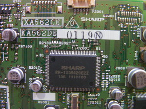 Sharp LC-13B2U Main Board KA562DE / DUNTKA562FE01