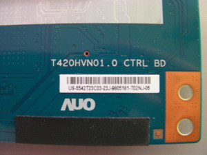 Vizio M420SL TCon Board T420HVN01.0 / 5542T23C03