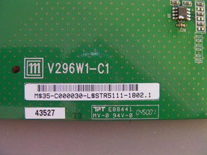 SCEPTRE LTV30C TCon Board V296W1-C1 / 35-C000030