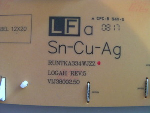 Sharp LC-37D64U Inverter Board RUNTKA334WJZZ / VIJ38002.50