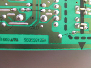 Dynex DX-37L150A11 Power Supply Board 569KS0120A / 6KS0112010