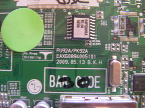 LG 50PQ30-UA Main Board EAX60894005(0) NO HDMI 3