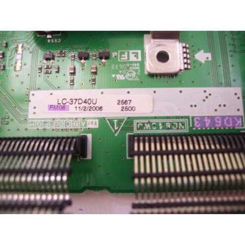 Sharp LC-37D40U Signal Board KD643 / ND643WJ / DUNTKD643FM06