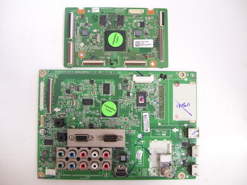 LG 60PA6500-UA Main Board & LOGIC Board Combo EAX64280504(1.0) & EAX64290701 / EBT61855005 & EBR73749601