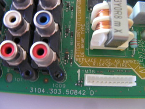 Philips 52PFL7422D/37 Main Board & T-Con Combo 3104.303.50842D / 310432853753 & CPWBX3749TPZB