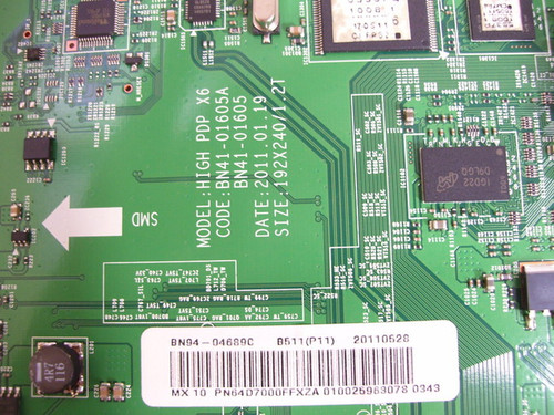 Samsung PN64D7000FFXZA Main Board & LOGIC Board Combo BN41-01605A & LJ41-09448A / BN94-04689C & LJ92-01784A