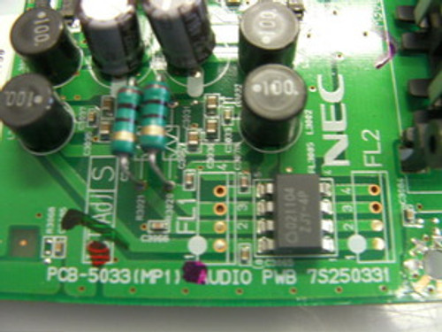 NEC PX-42VP4DA AUDIO PWB Board PCB-5033 (MP1) / 7S250331