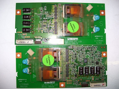 LG 32LP1D-UA MASTER AND SLAVE Inverter Board Set KLS-EE32P-M & KLS-EE32P-S / 6632L-0066B & 6632L-0067B