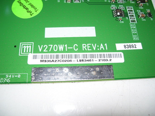 VIEWSONIC T-Con Board V270W1-C / 35A27C0206