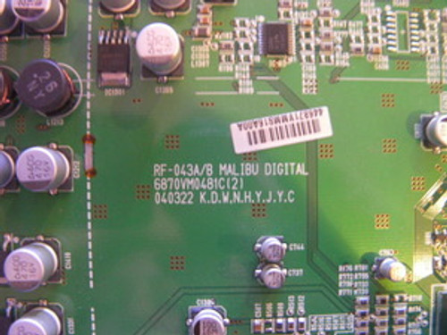 LG RU-42PX11 Digital Board 6870VM0481C(2) / 6871VMMS16A