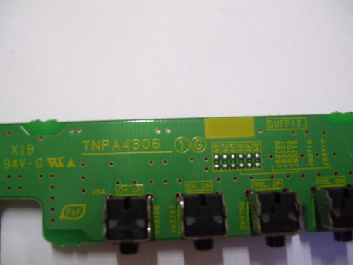 Panasonic TH-50PX77U AV INPUT Board TNPA4306