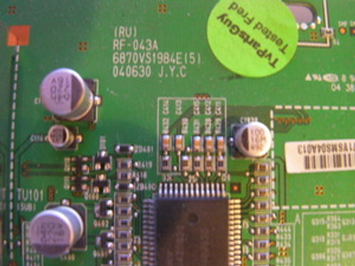 LG RU-42PX10C SUB Analog Board 6870VS1984E(5) / 6871VSMS04A