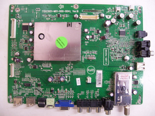 Vizio VA26LHDTV10T Main Board 715G3951-M01-000-004L / TXACB2K10001