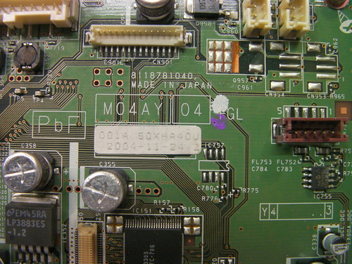 Fujitsu P50XHA40US Main Board M04AY04 / 8118781040