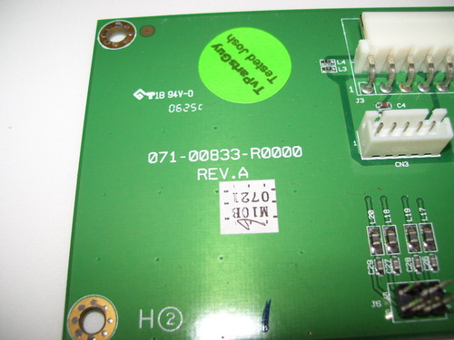 PROTRON PLTV-4250 INPUT Board 071-00833-R0000