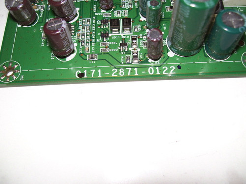 Vizio GV46LHDTV10A Audio Board ASSY 0171-2871-0122 / 3646-0012-0137