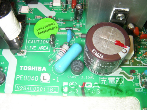 Toshiba 32HLV16 Power Supply Board PE0040L-1