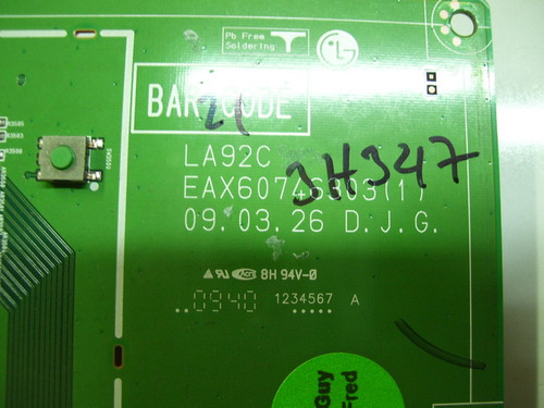 LG 47LH90-UB Main Board EAX60746303(1) / EBU60695101