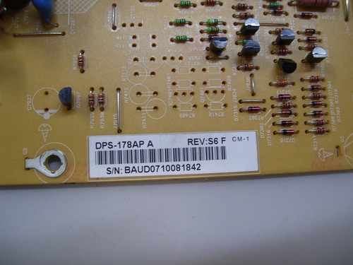 Sharp LC-C3742U Power Supply Board DPS-178AP A / RDENCA198WJQZ