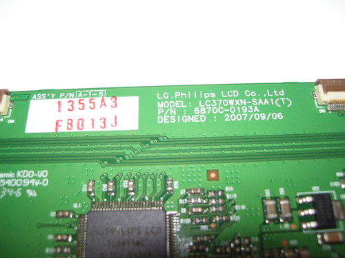 LG 37LC50C T-Con Board 6870C-0193A / 6871L-1355A