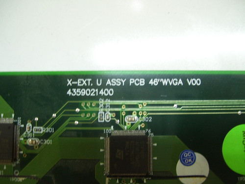 Gateway GTW-P46M103 X-EXTENSION UPPER ASSY PCB 2714032-02R2-3 / 4359021400