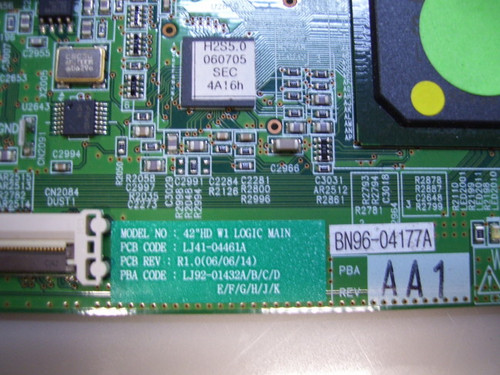 Philips 42PF321D/37 Main LOGIC CTRL Board LJ41-04461A / LJ92-01432A