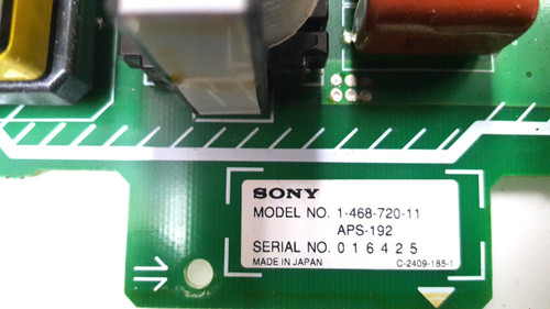 Sony KE-42TS2U Power Supply Board 1-687-090-11 / 1-468-720-11 / APS-192