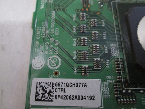 LG 42PC3D Main LOGIC CTRL Board 6870QCH006A / 6871QCH077A