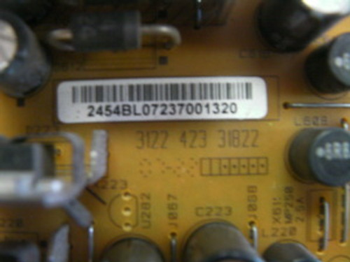 Philips 32PFL5322D/37 Power Supply Board 312242331822 / PLCD190P5