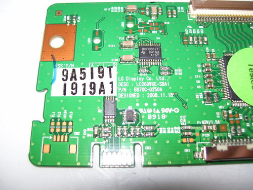 Sanyo DP26649 T-Con Board 6870C-0250A / 6871L-1919A